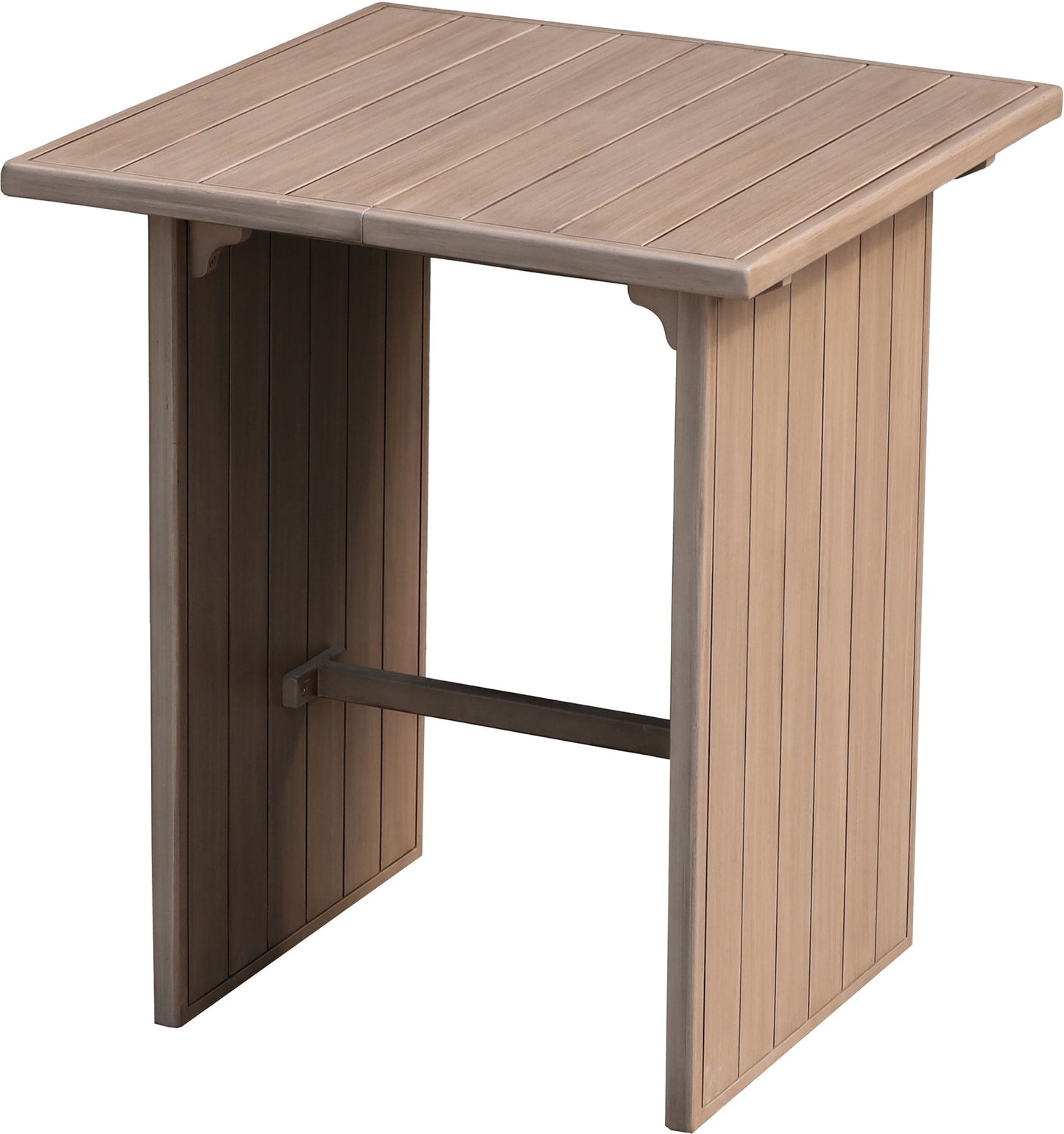 Solace - Acacia Wood Outdoor Patio Bar Table - Natural