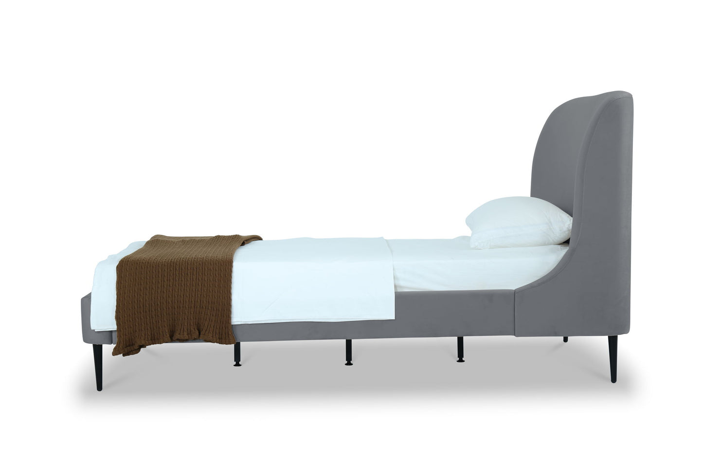 Manhattan Heather - Bed With Black Legs