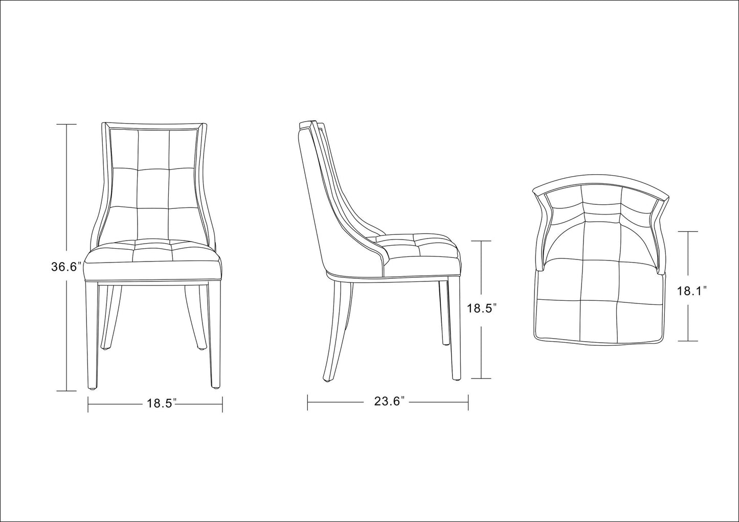Fifth Avenue - Dining Chair (Set of 2) - Cream