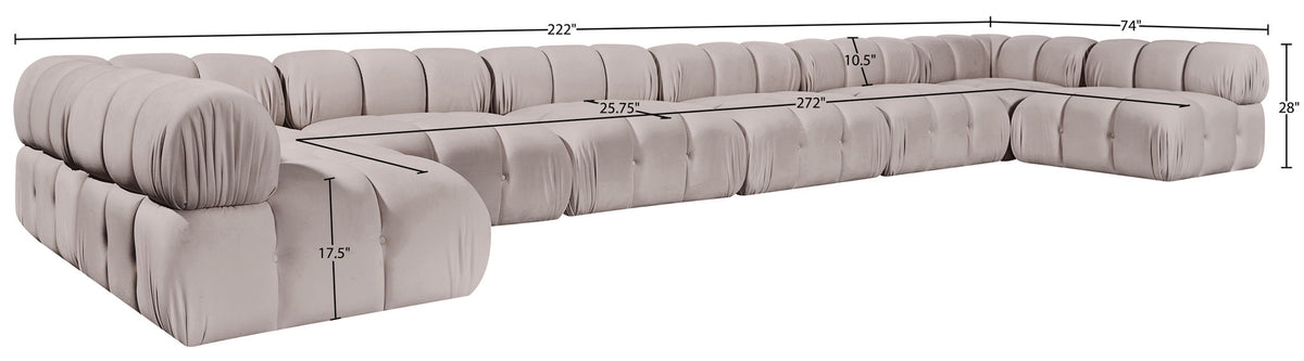 Orin - 8 Piece Modular Sectional (6 Modular Chairs, 2 Corner Chairs)