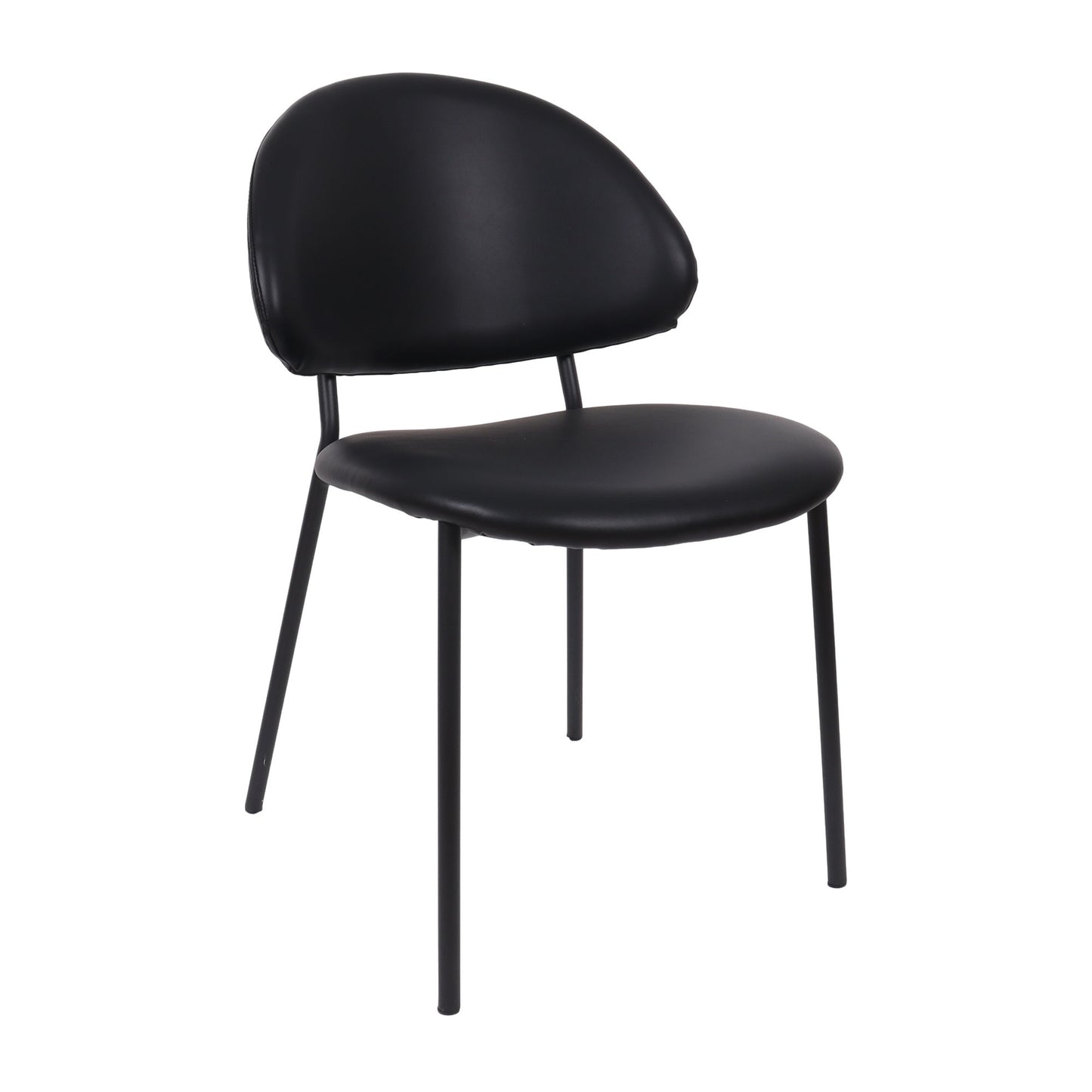 Manhattan Haven - Vegan Leather Metal Side Chair (Set of 4)