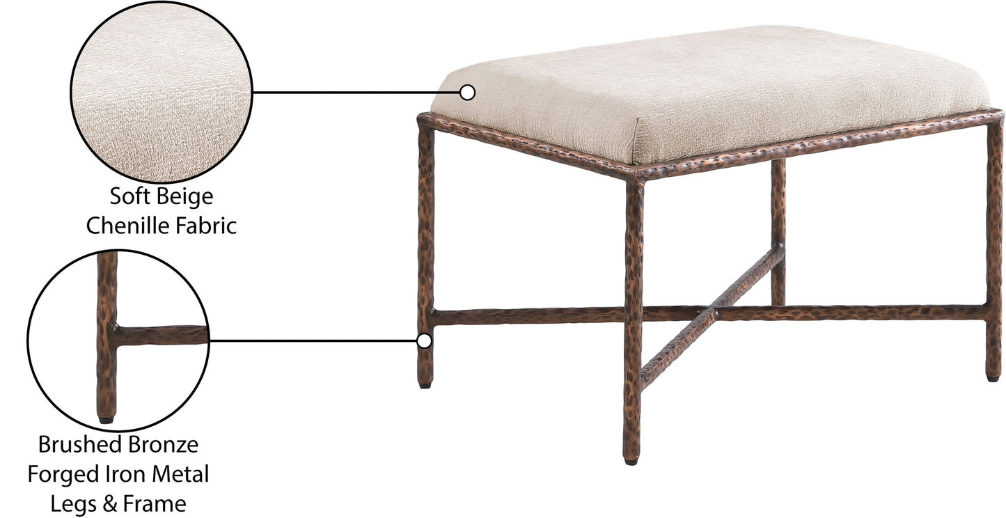 Valley - Bench With Bronze Frame