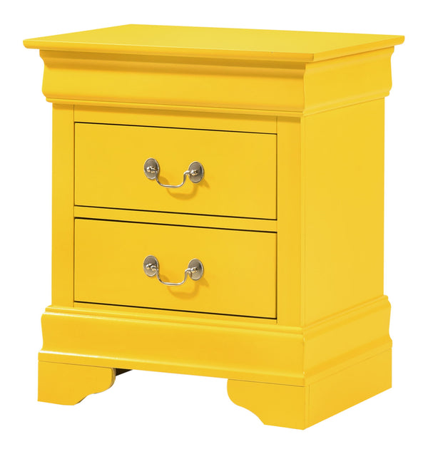 Glory Furniture - Louis Phillipe - 2 Drawer Nightstand