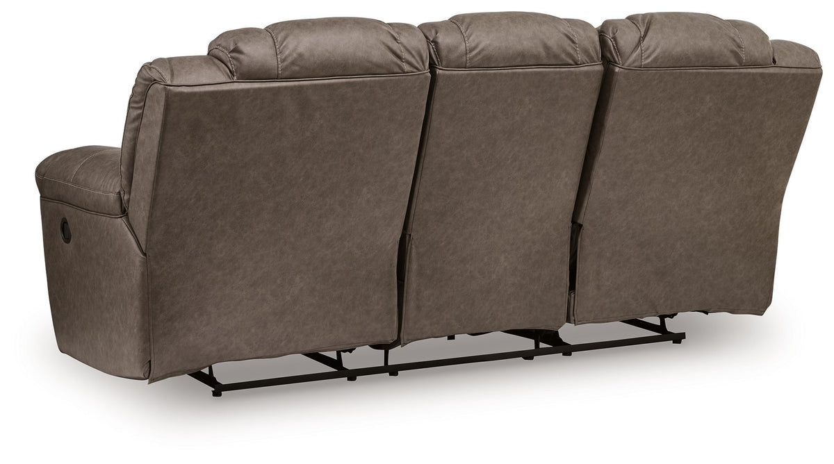 Lowilla - 2 Pc. - Reclining Sofa And Loveseat - Driftwood