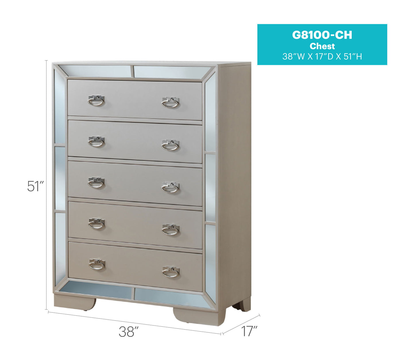 Glory Furniture - Hollywood Hills - Chest
