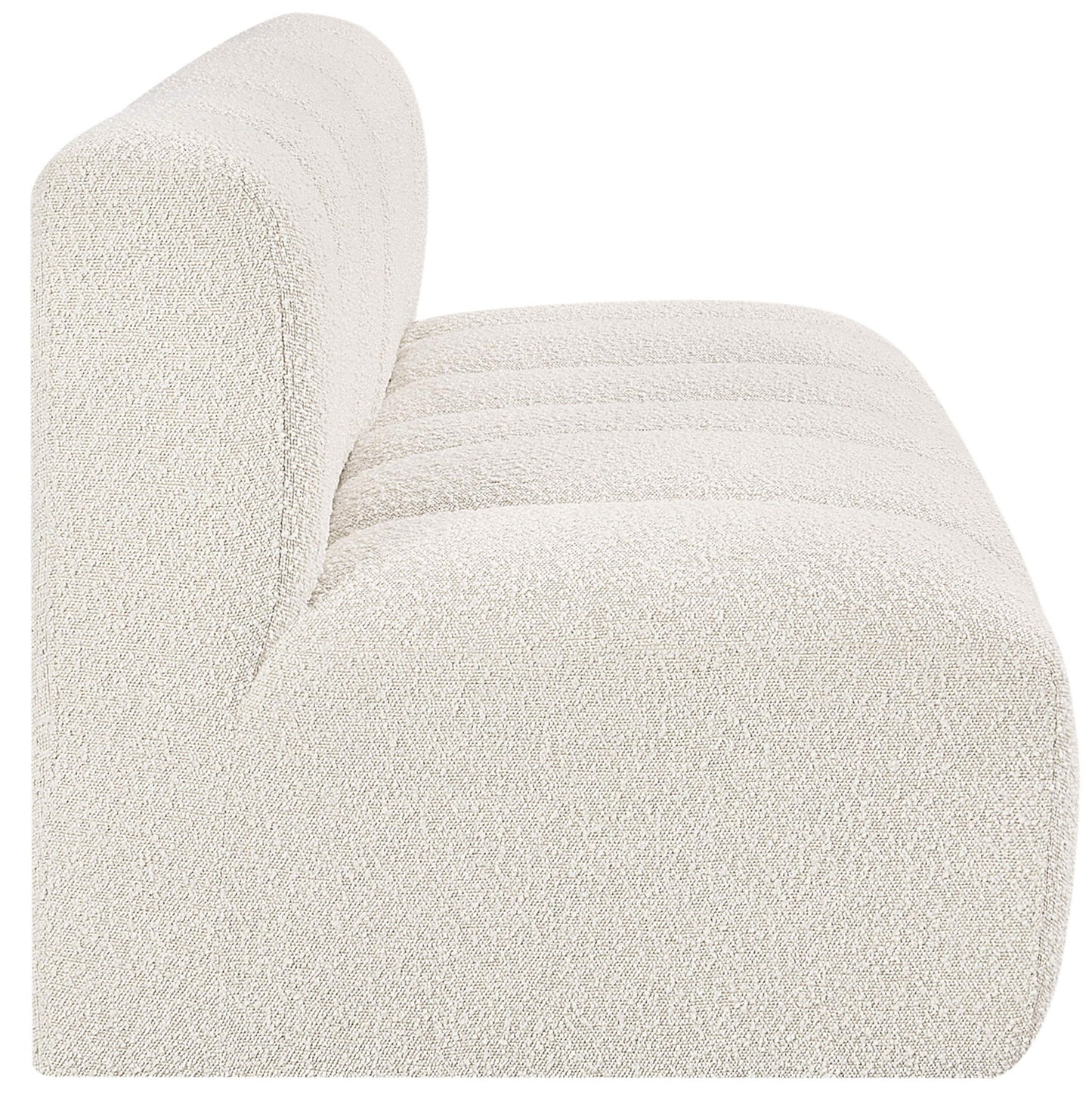 Arc - Boucle Fabric 2 Seats Modular Sofa