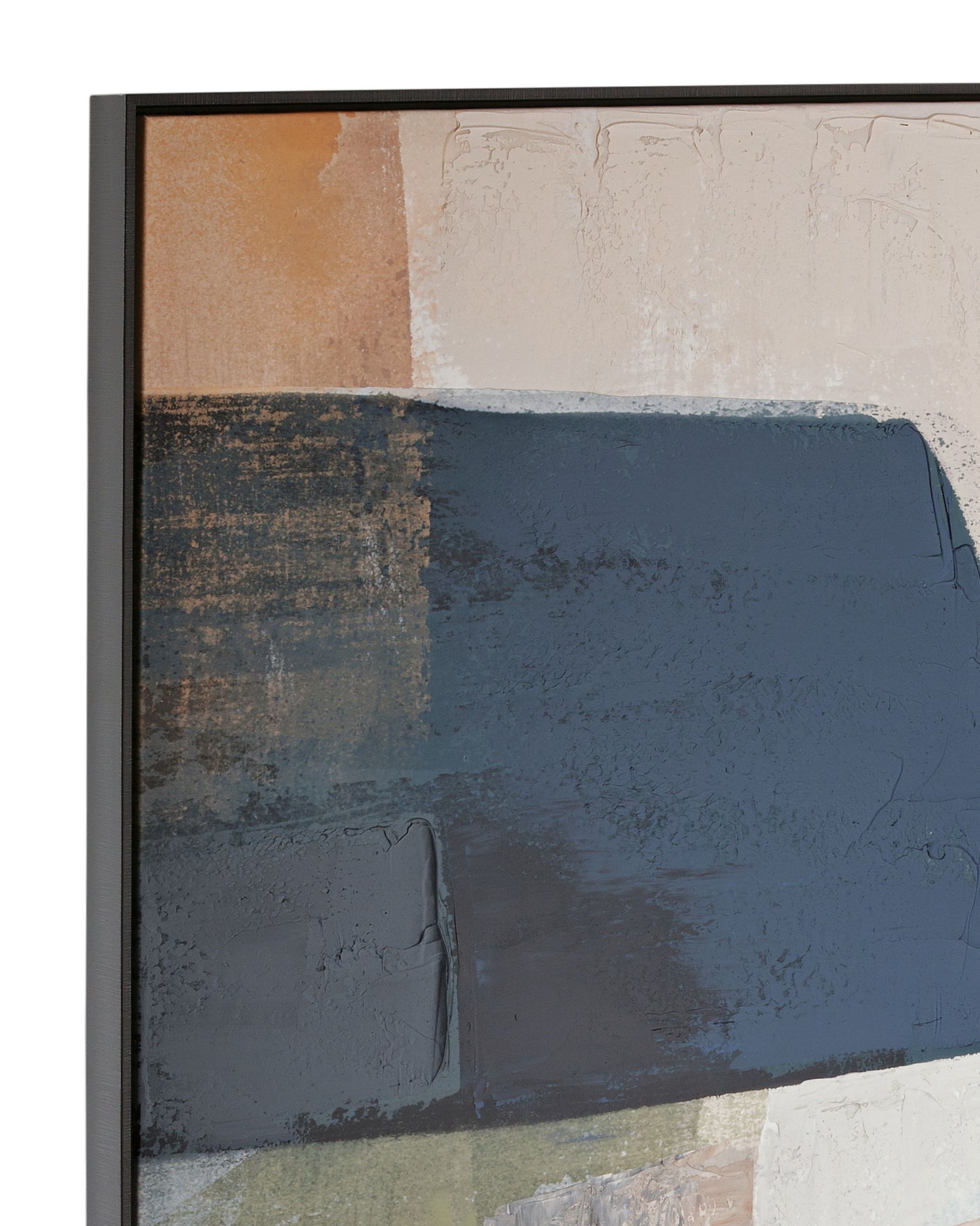 Kasia Framed Canvas - Gray / Beige