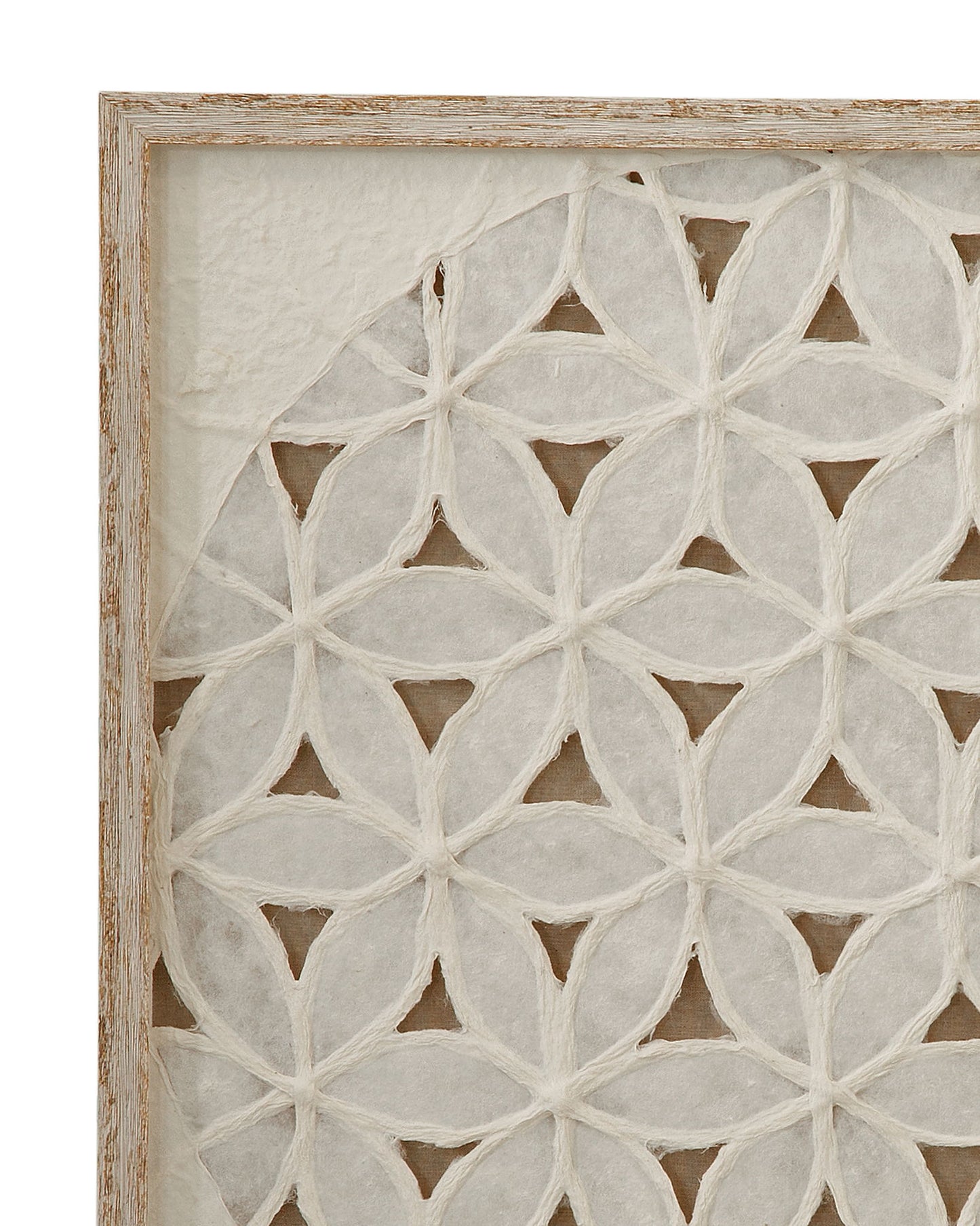 Lamberts Bay Wall Art - White / Light Brown