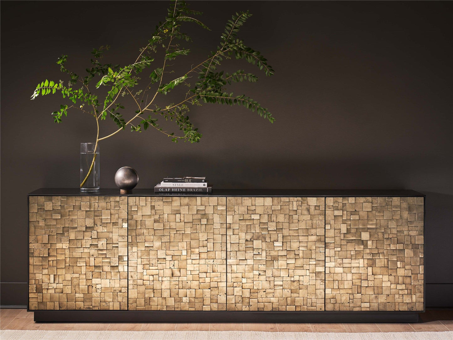 Modern - Cosmo Credenza - Dark Gray
