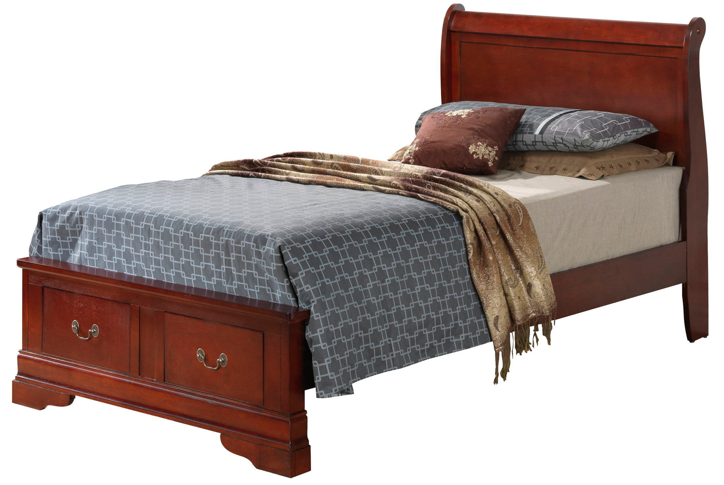 Glory Furniture - Louis Phillipe - Storage Bed