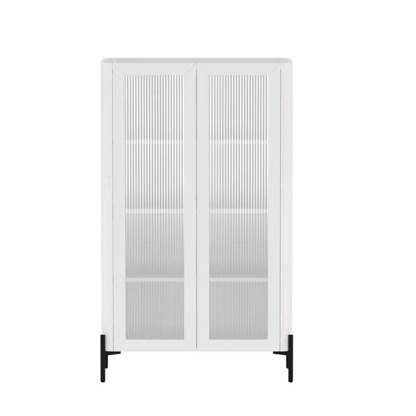 Abbey - Bookcase Cabinet - White