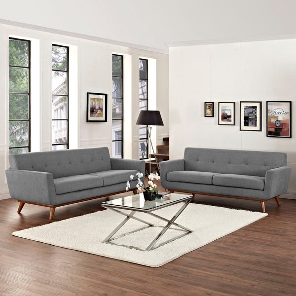 Engage Loveseat and Sofa Set of 2 - Expectation Gray