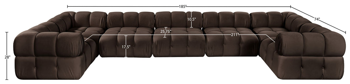 Orin - 7 Piece Modular Sectional (3 Modular Chairs, 4 Corner Chairs)