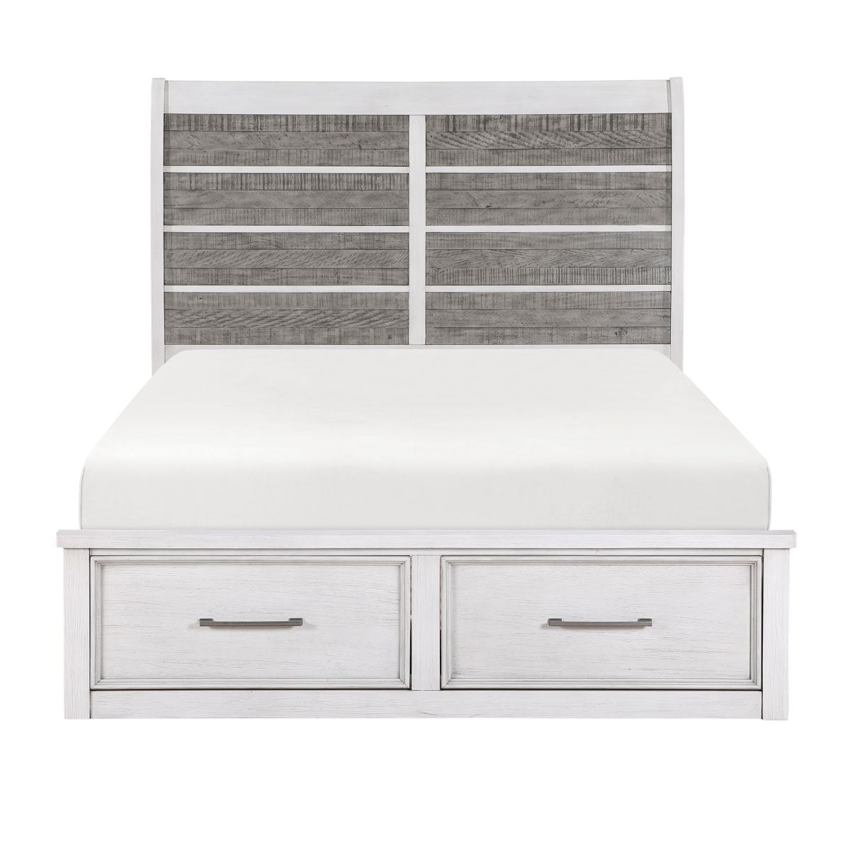Ambrose California King Platform Bed with Footboard Storage