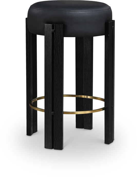 Harrison - Counter Stool With Black Legs