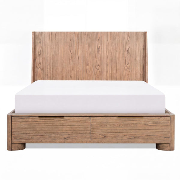 Alden - Complete Panel Shelter Bed With Storage Footboard