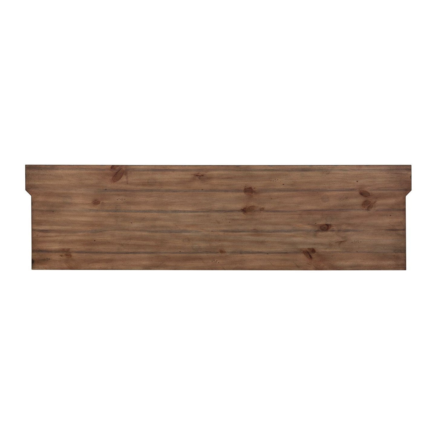 Morgan Creek - Entertainment TV Stand - Antique White / Wirebrushed Tobacco Accents
