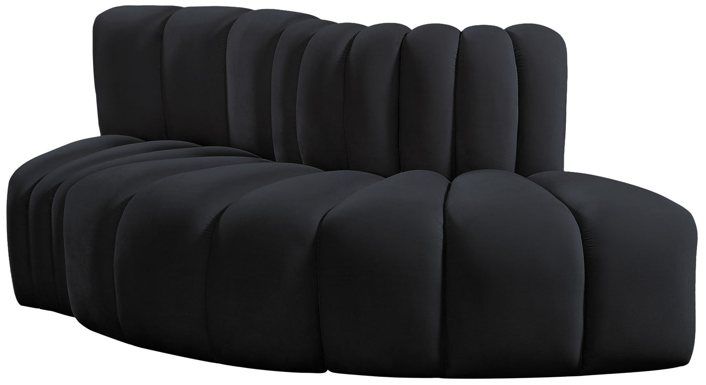 Arc - Velvet 3 Piece Modular Sofa