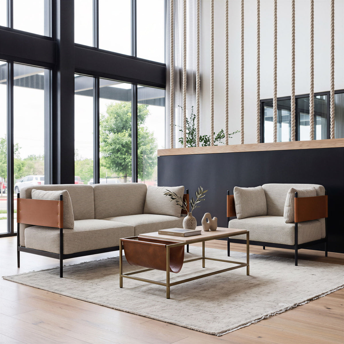Stirbe - Loveseat - Gray