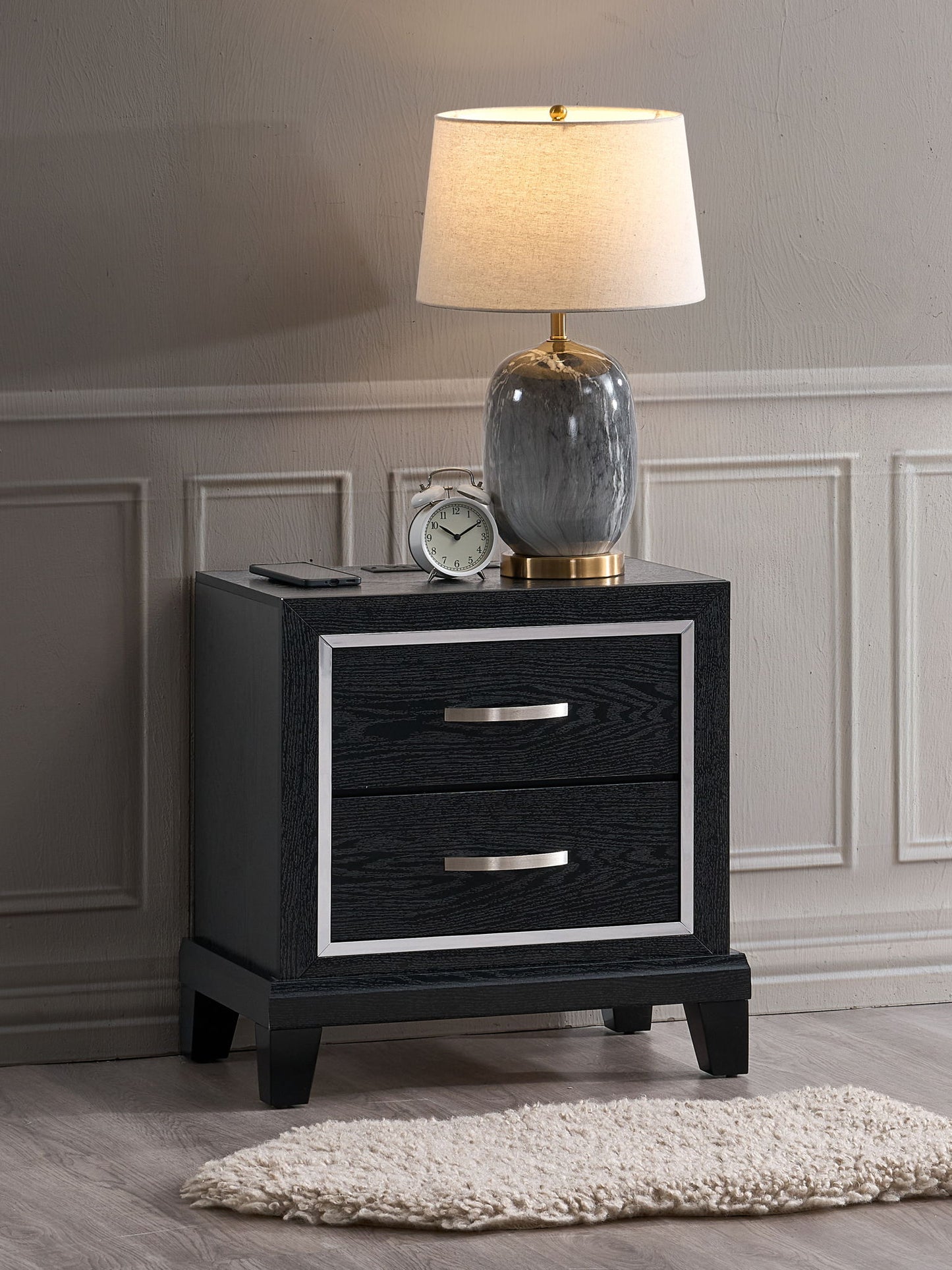 Livingston - Nightstand - Black