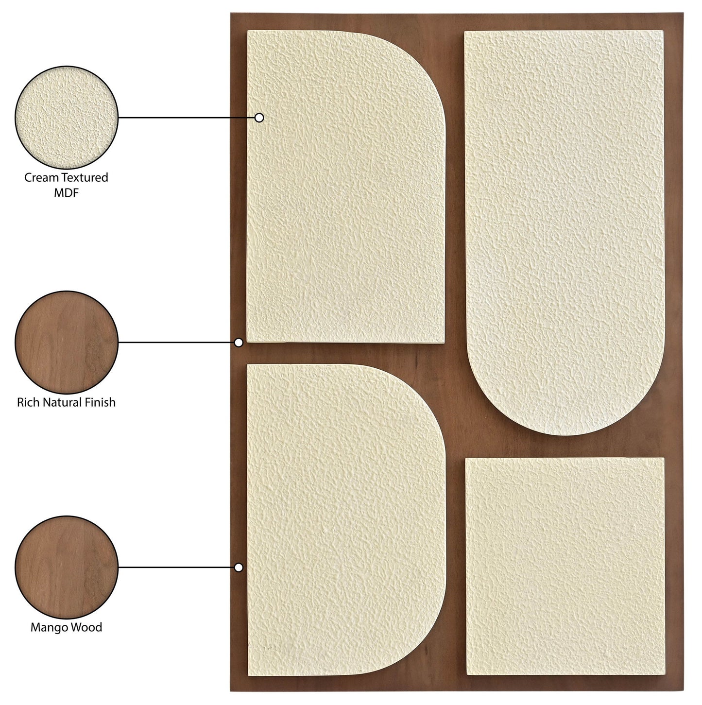 Icon - Mango Wood Wall Decor