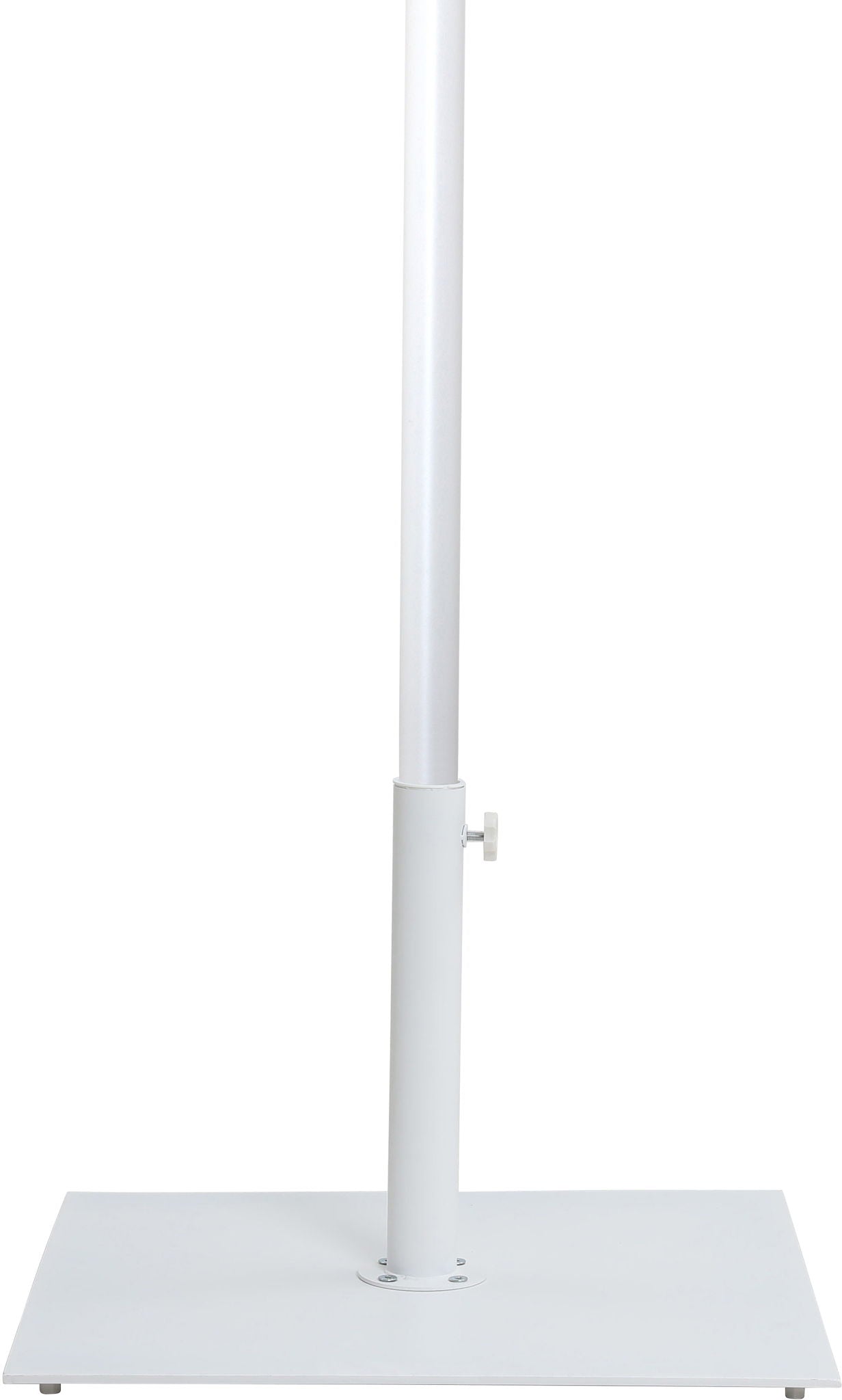 Amalfi - Aluminum Patio Umbrella - White Base / White Pole
