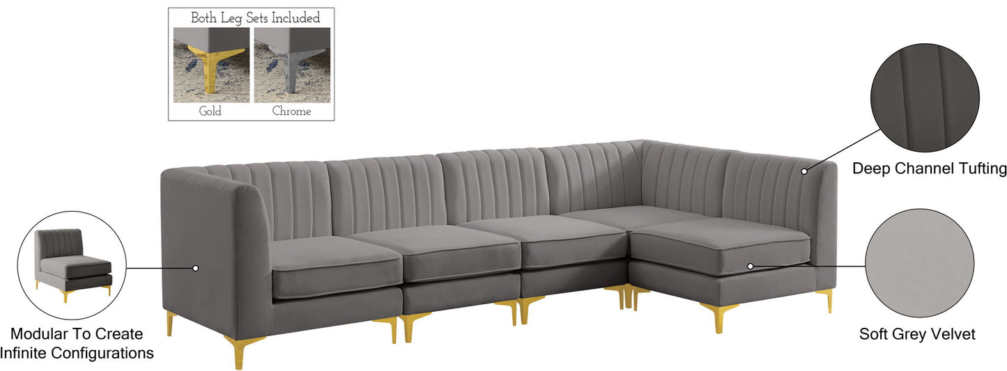 Alina - 5 Piece Modular Sectional