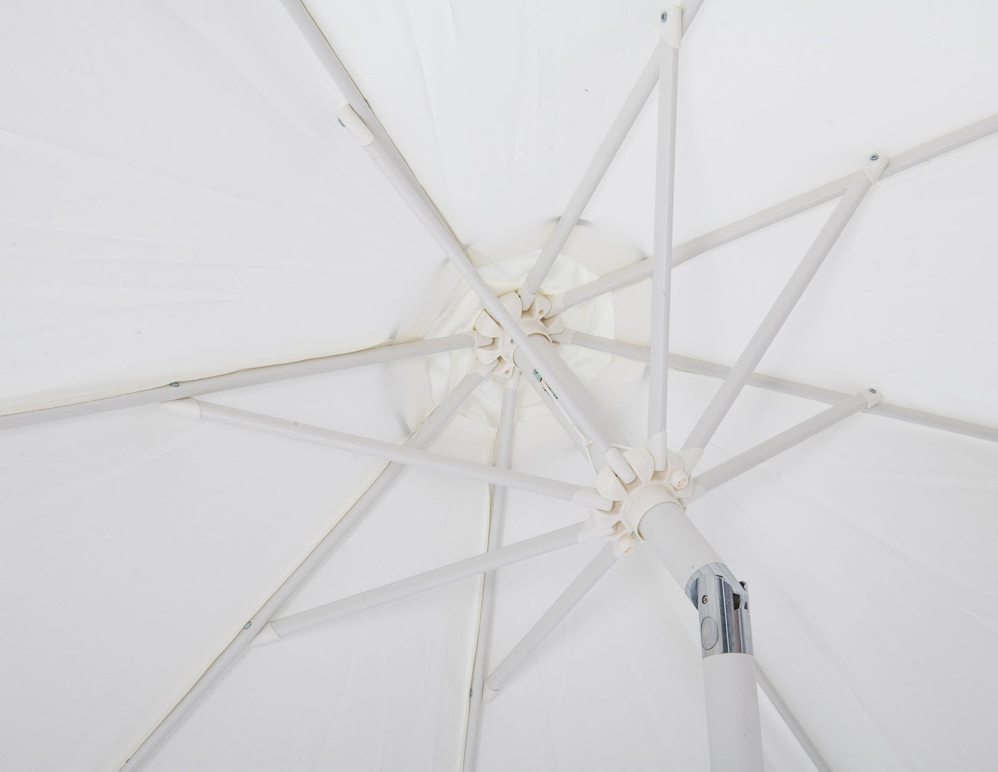 Amalfi - Patio Umbrella - White Base / White Pole