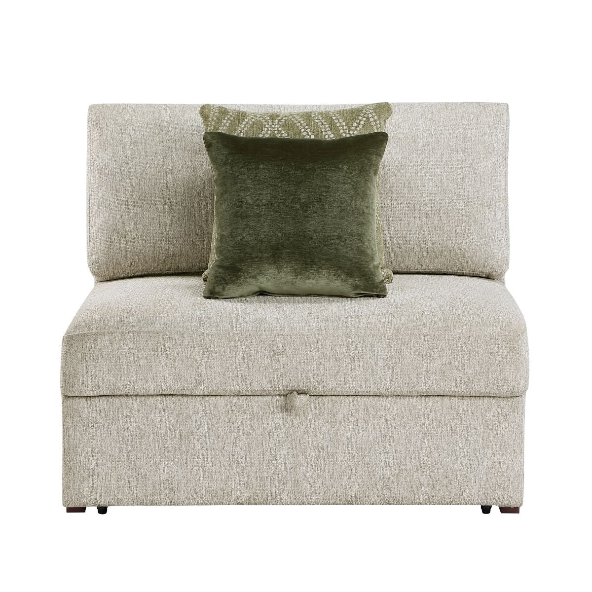 Isla 3-Piece Sectional with Pull-out Bed and Click Motion Back