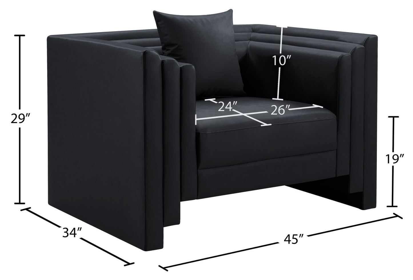 Everett - Vegan Leather Upholstered Chair