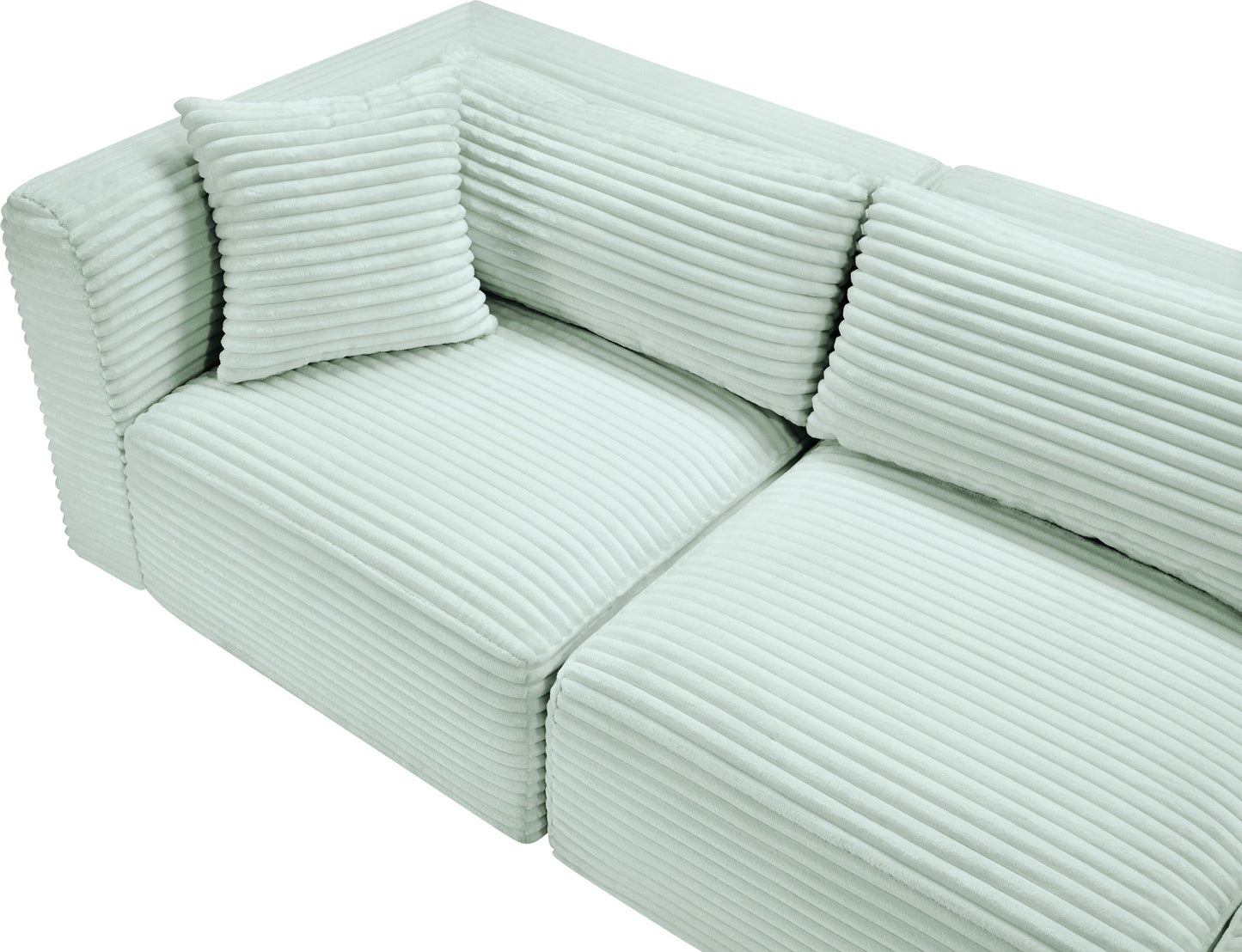 Shaggy - 9 Piece Modular U-Shaped Sectional