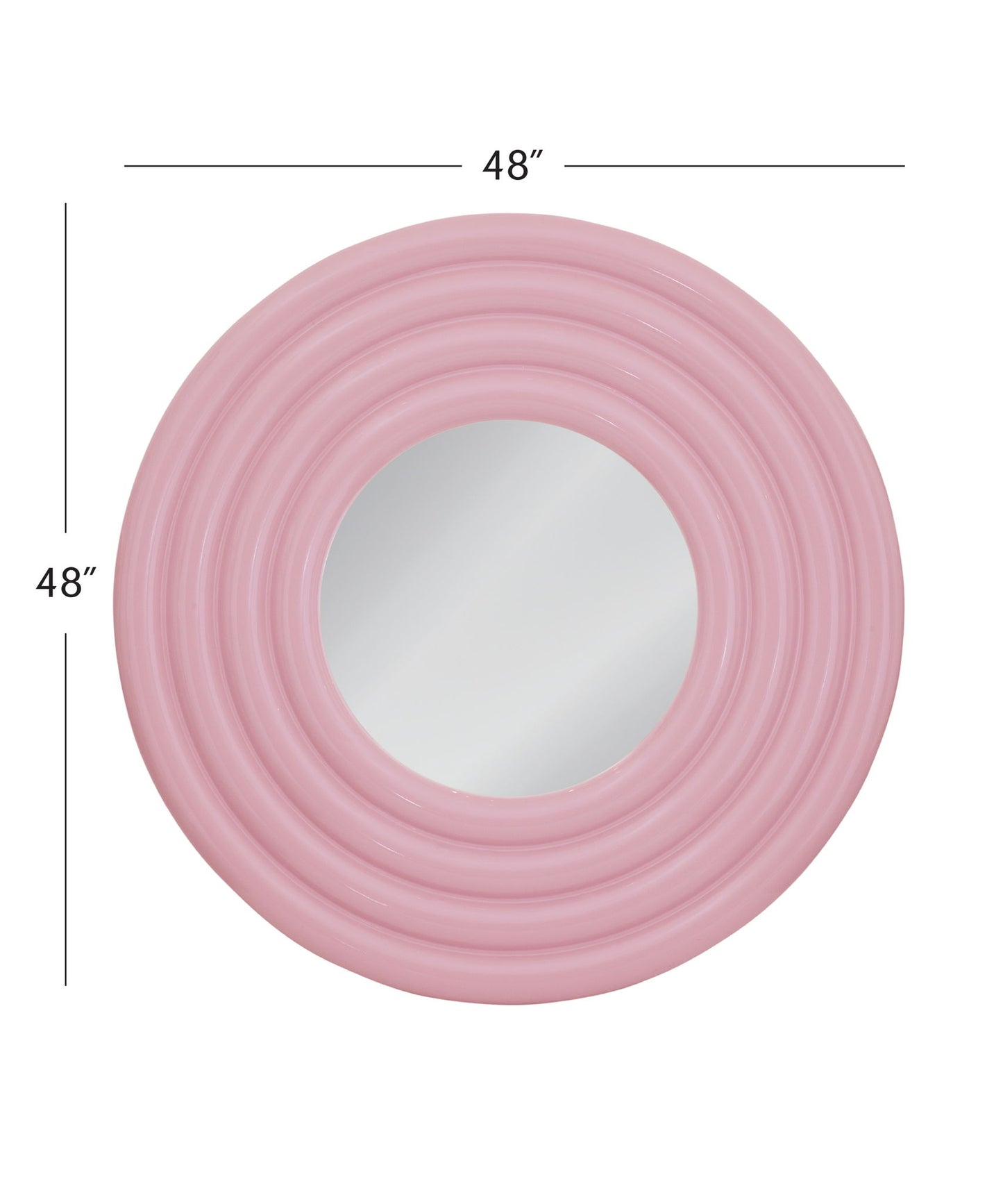 Rigel - Wall Mirror - Pink