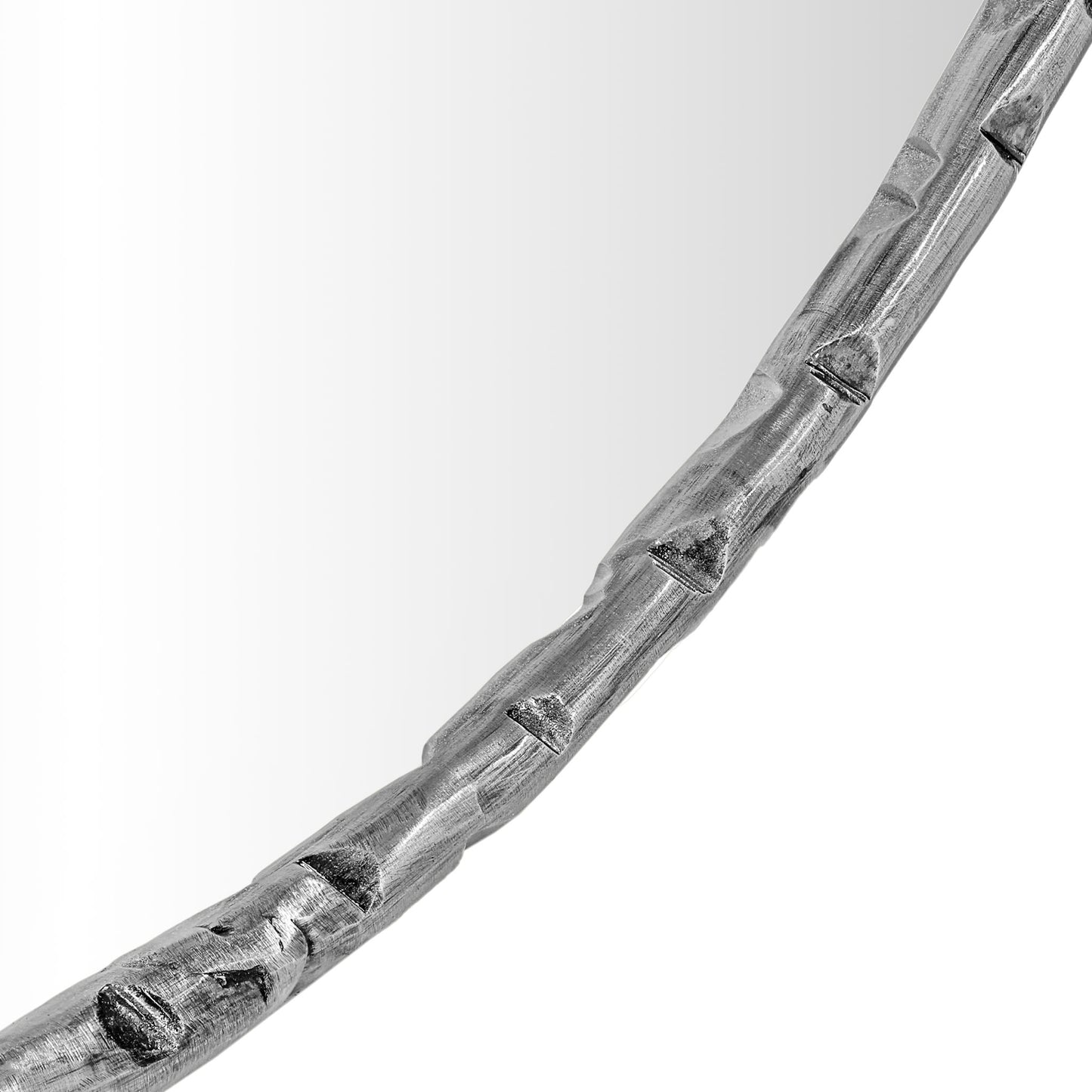 Hammer - Round Iron Mirror