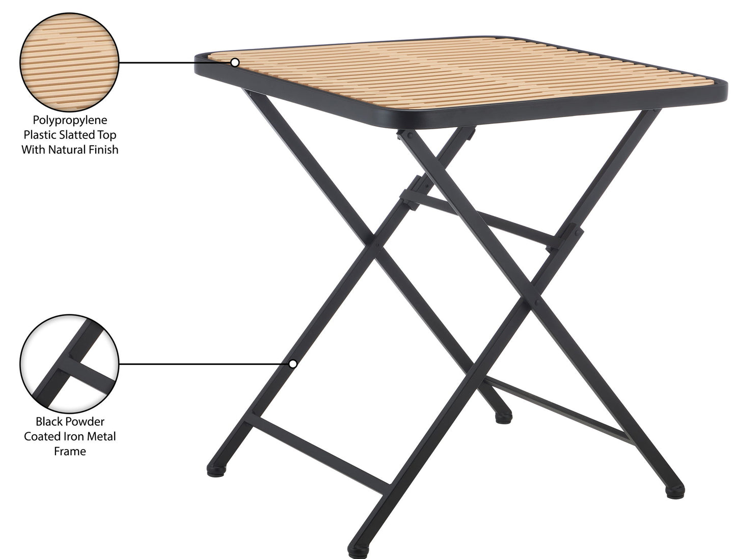 Marilla - Iron Outdoor Dining Table