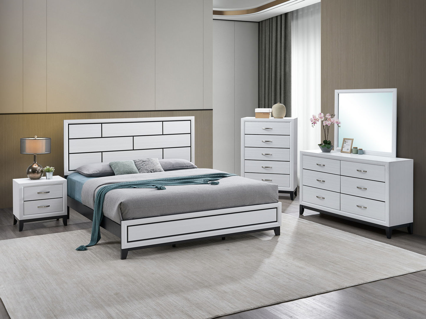 Glory Furniture - Glasgow - Nightstand
