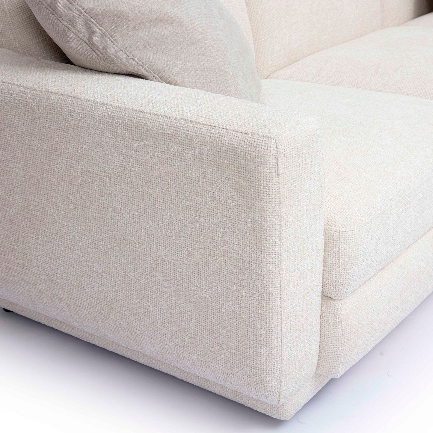 Perry - Modular L-Sectional - Cream