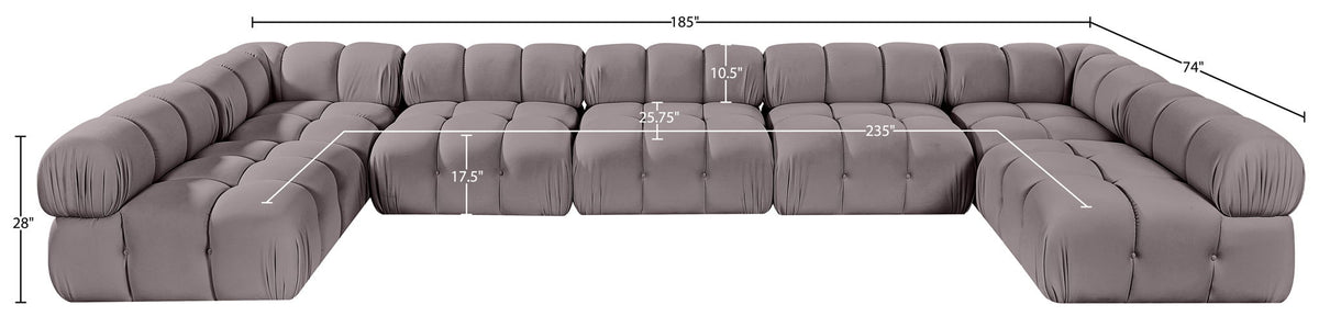 Orin - U-Shaped 7 Piece Modular Sectional