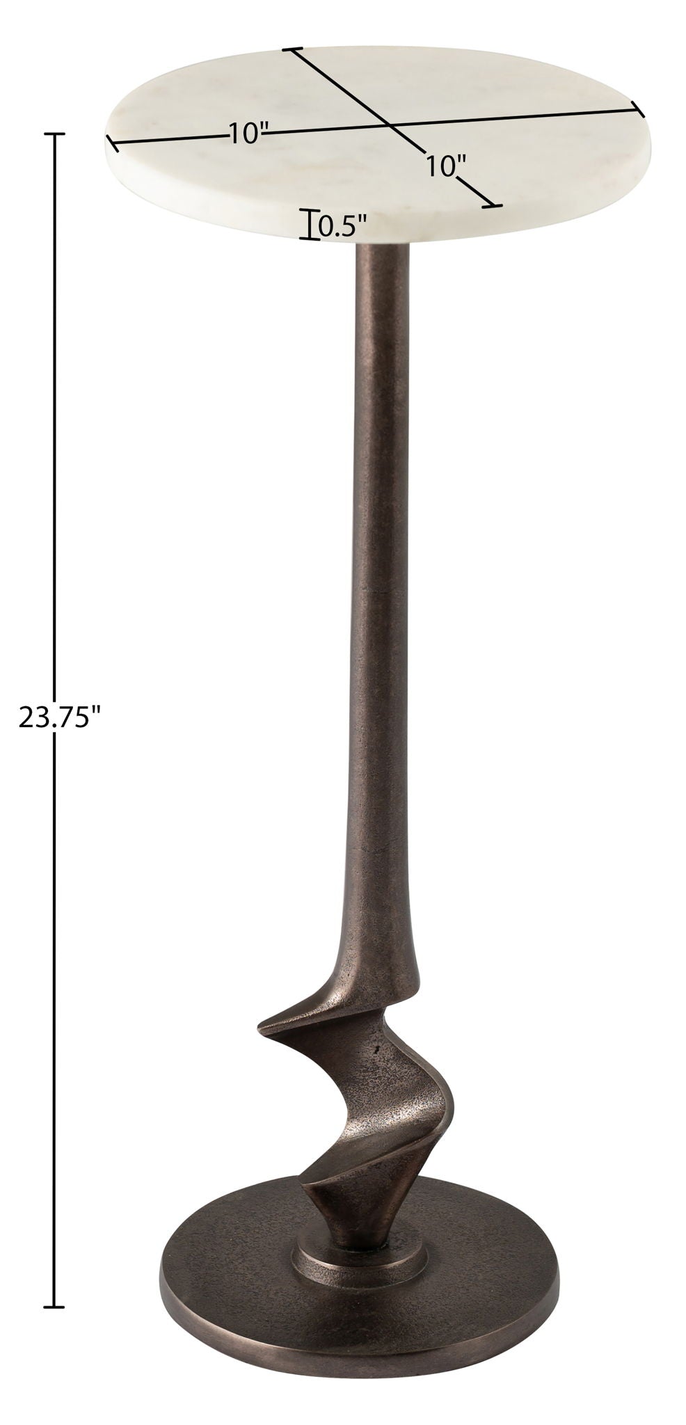 Oxira - Aluminum End / Side Table
