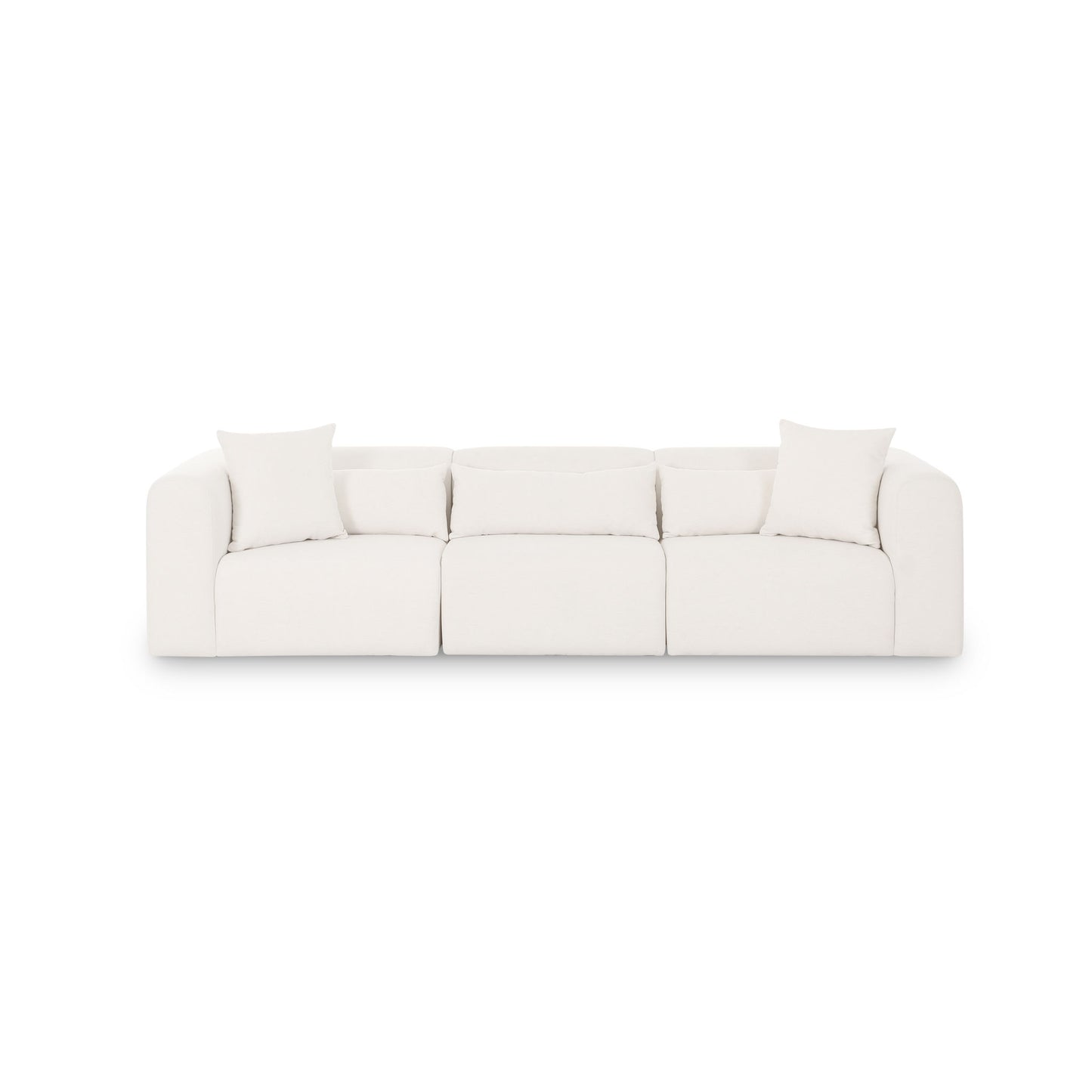 Tarra - Chenille Modular Sofa - Cream