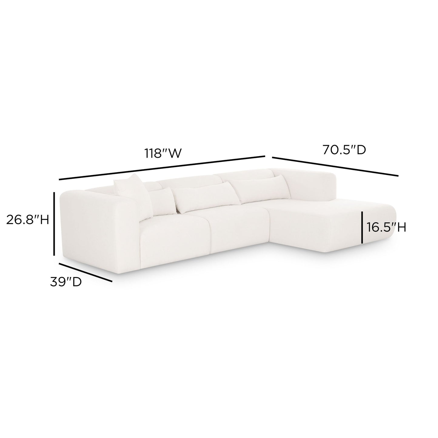 Tarra - Chenille Modular Sectional
