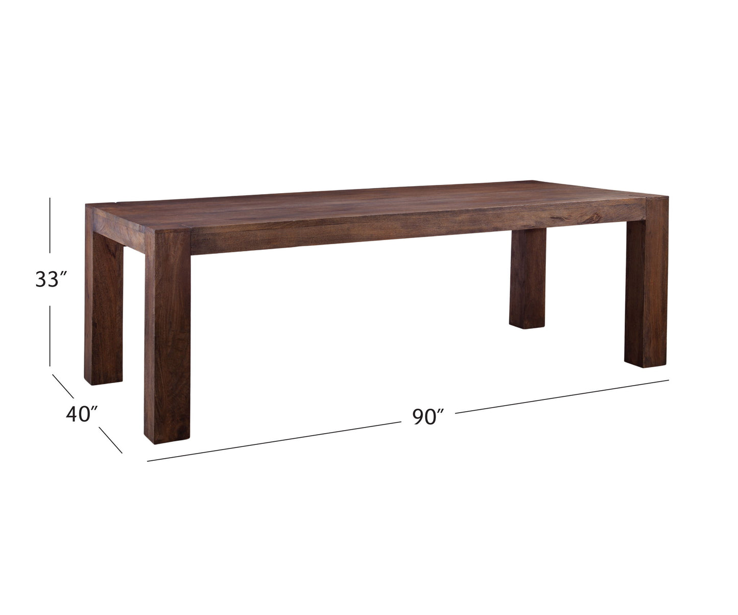 Walsh - Dining Table - Dark Brown