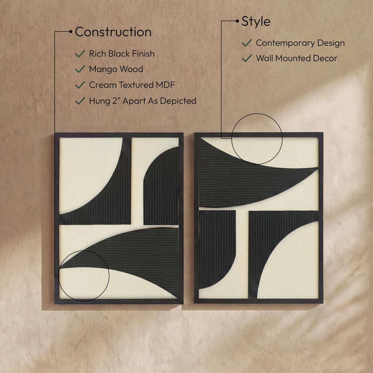 Cadence - 2 Piece Wall Art
