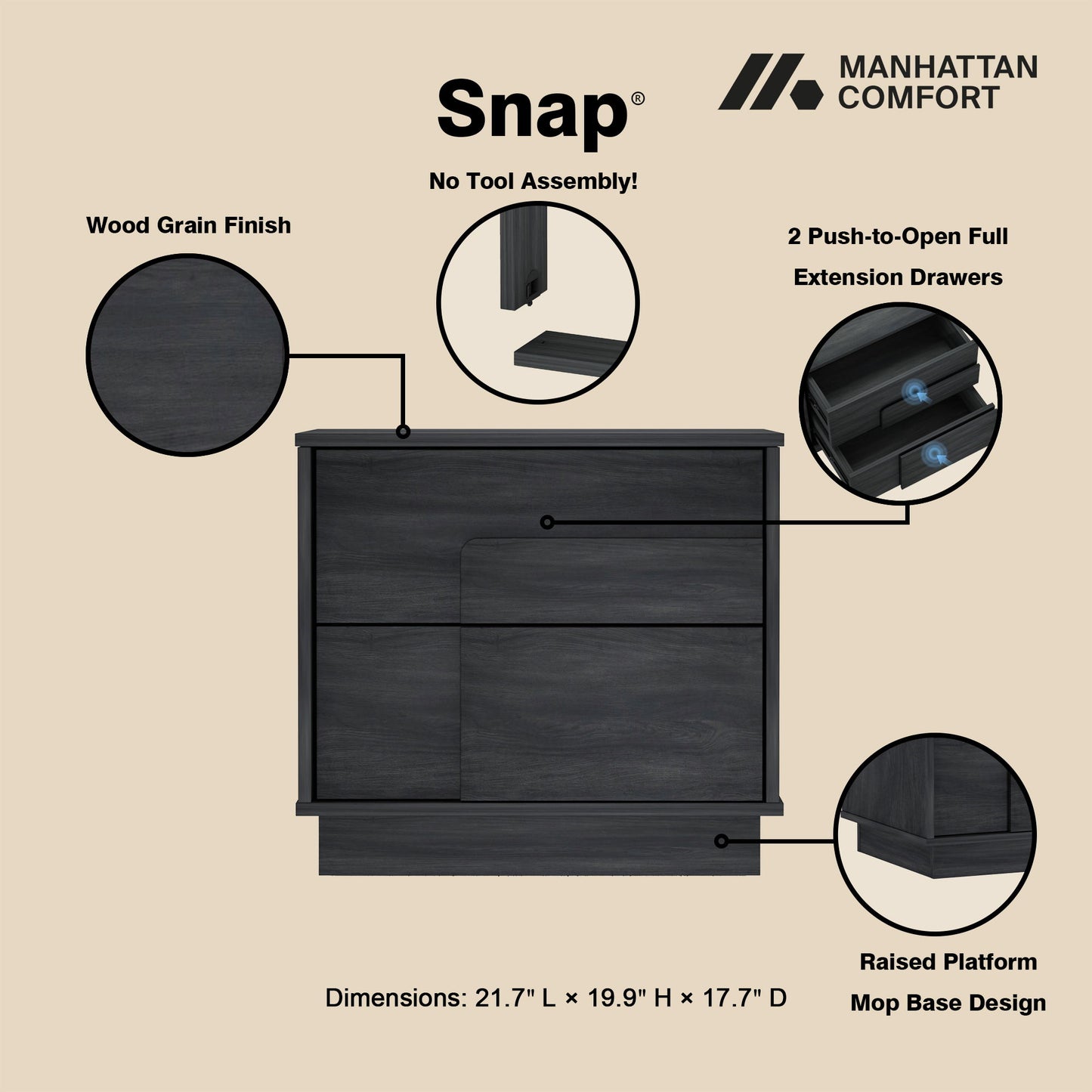 Manhattan Horizon - Nightstand