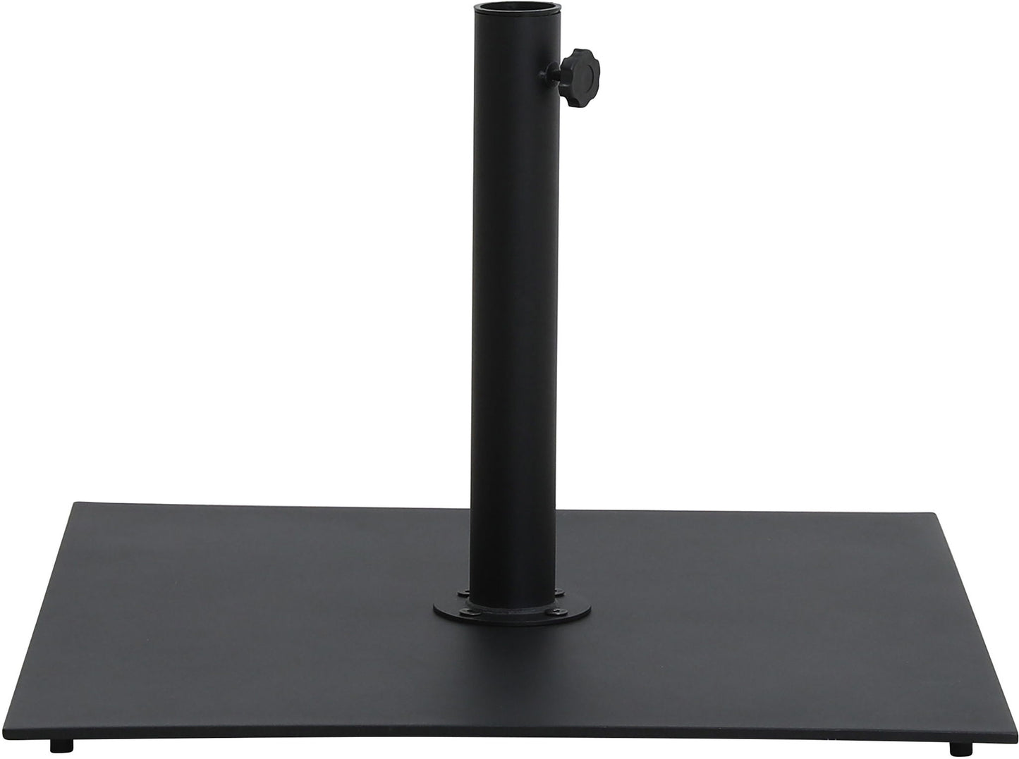 Fiji - Aluminum Patio Umbrella With Square Black And White Base
