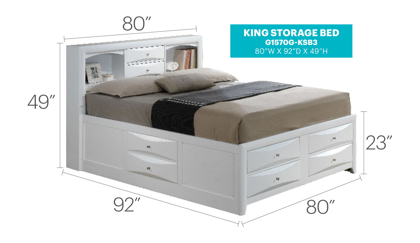 Glory Furniture - Marilla - Storage Bed