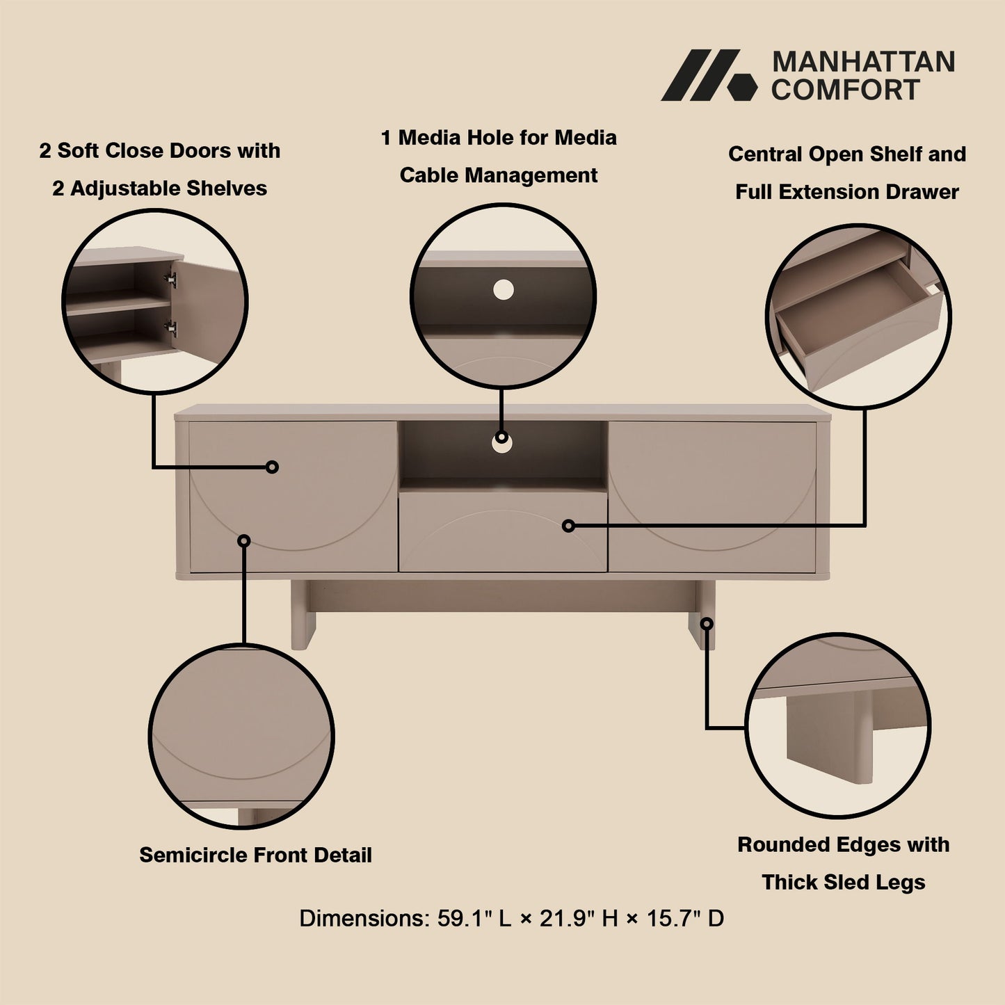 Manhattan Ella - TV Stand