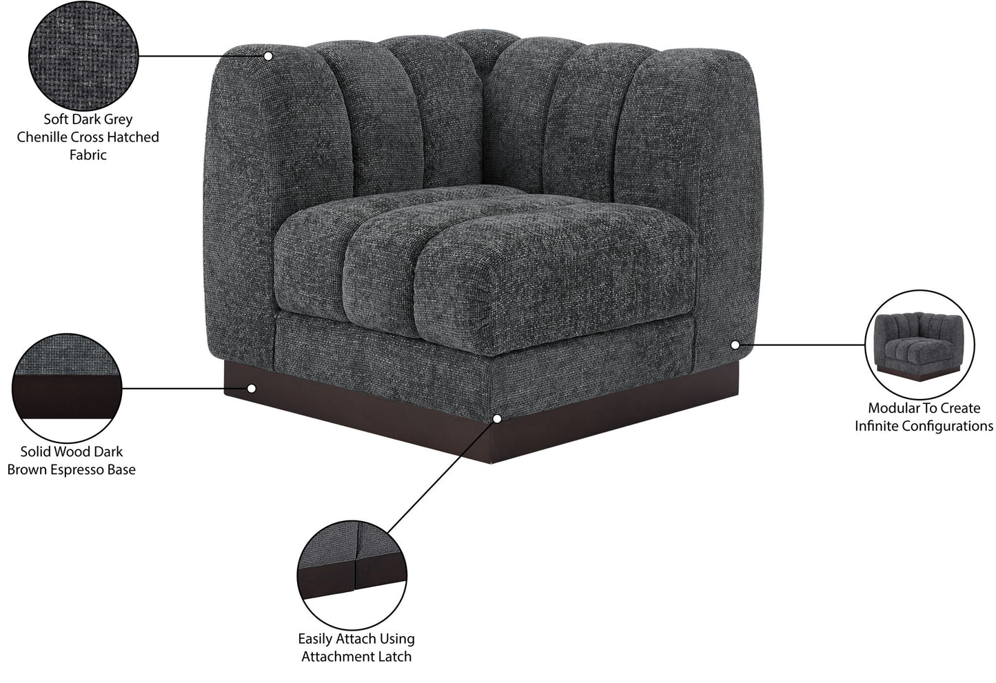 Quinn - Corner Chair