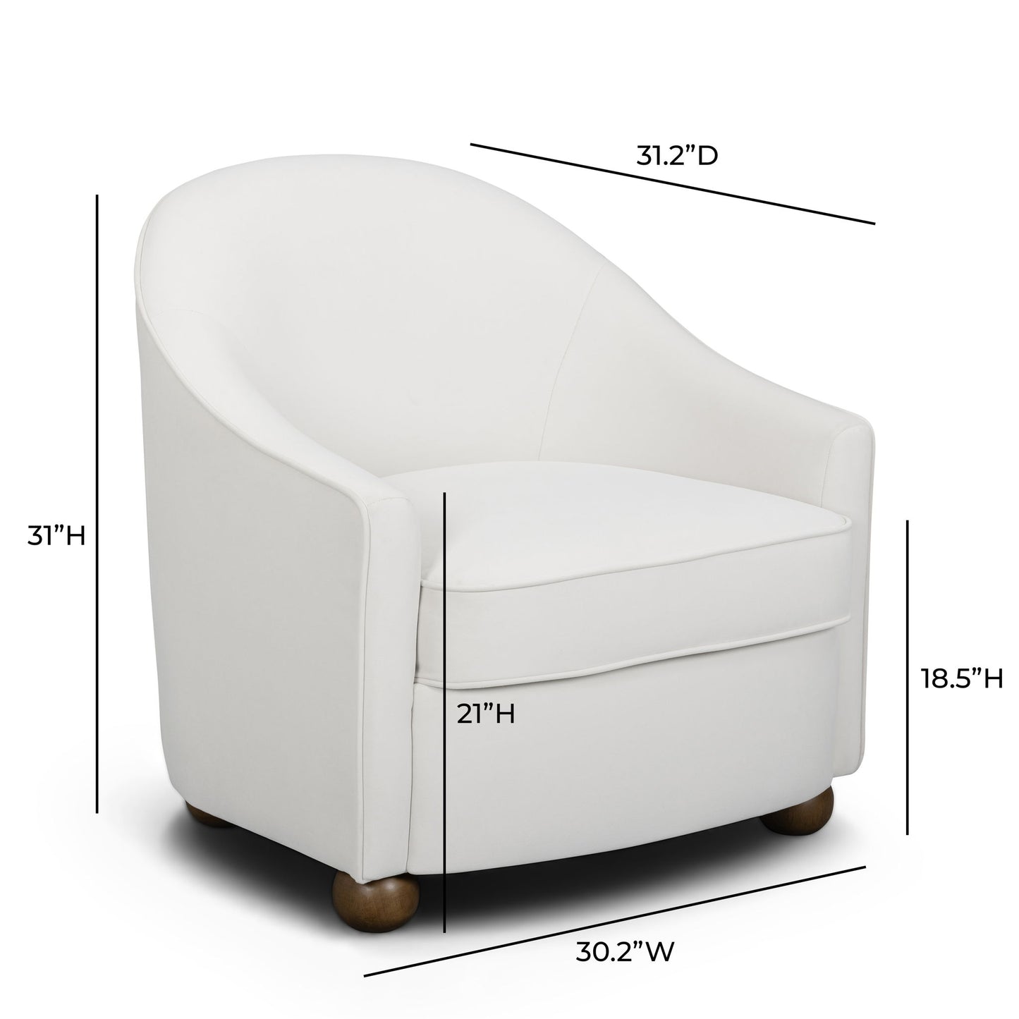Cettie - Performance Velvet Accent Chair