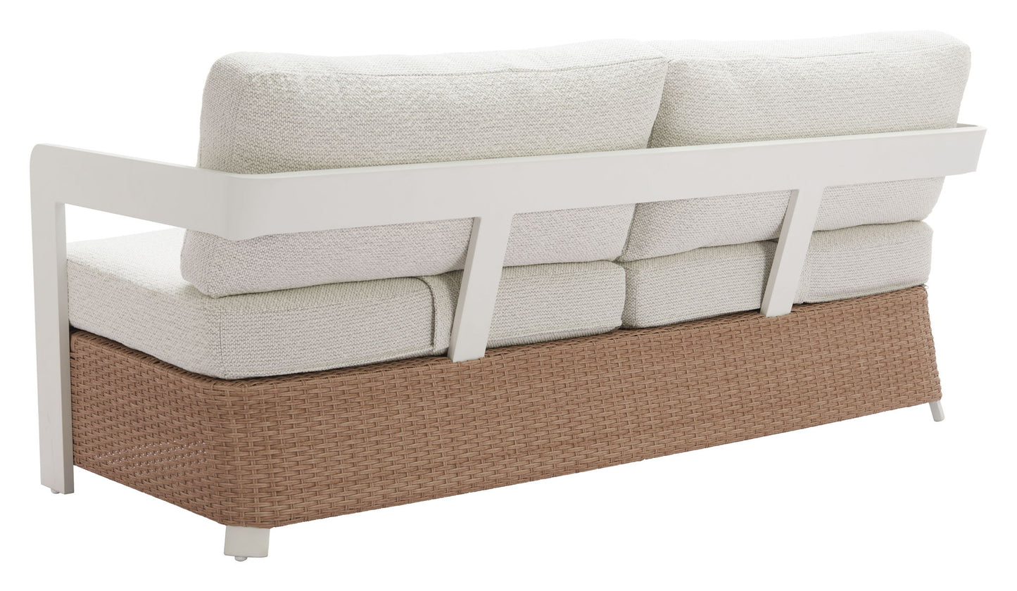 Gelo - Outdoor Sofa - White / Brown