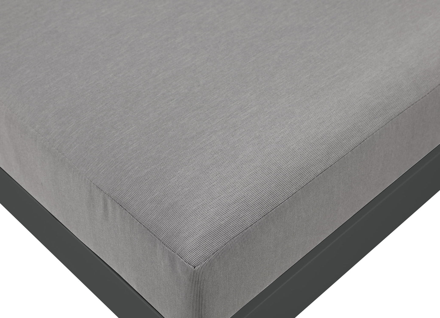 Nizuc - Outdoor Patio 6 Piece Modular Sectional With Gray Frame